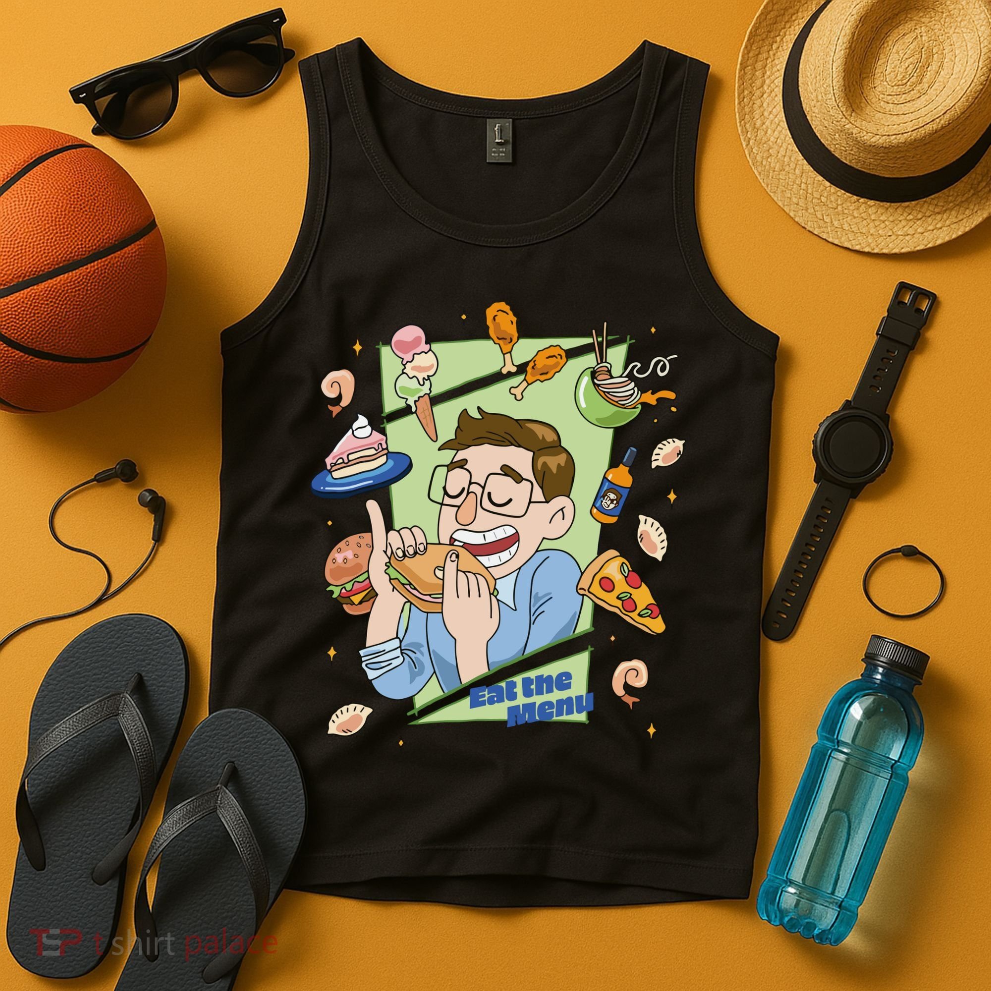 Eat The Menu KeithS Food Bounty Tank Top