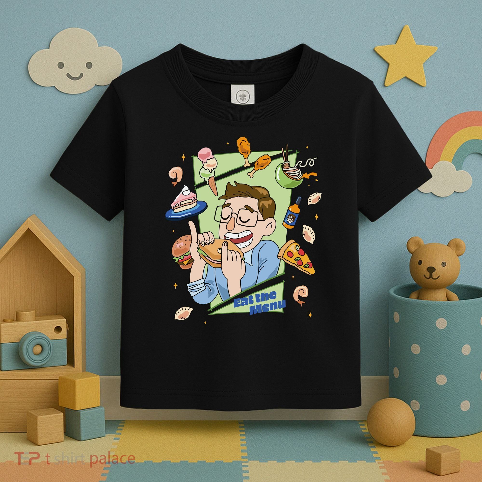 Eat The Menu KeithS Food Bounty Toddler T-Shirt