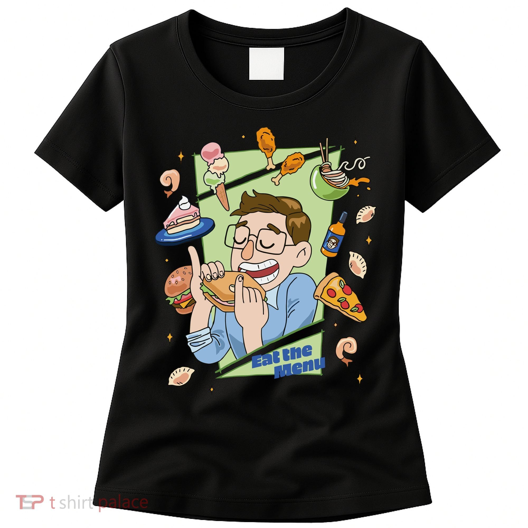 Eat The Menu KeithS Food Bounty Women's T-Shirt
