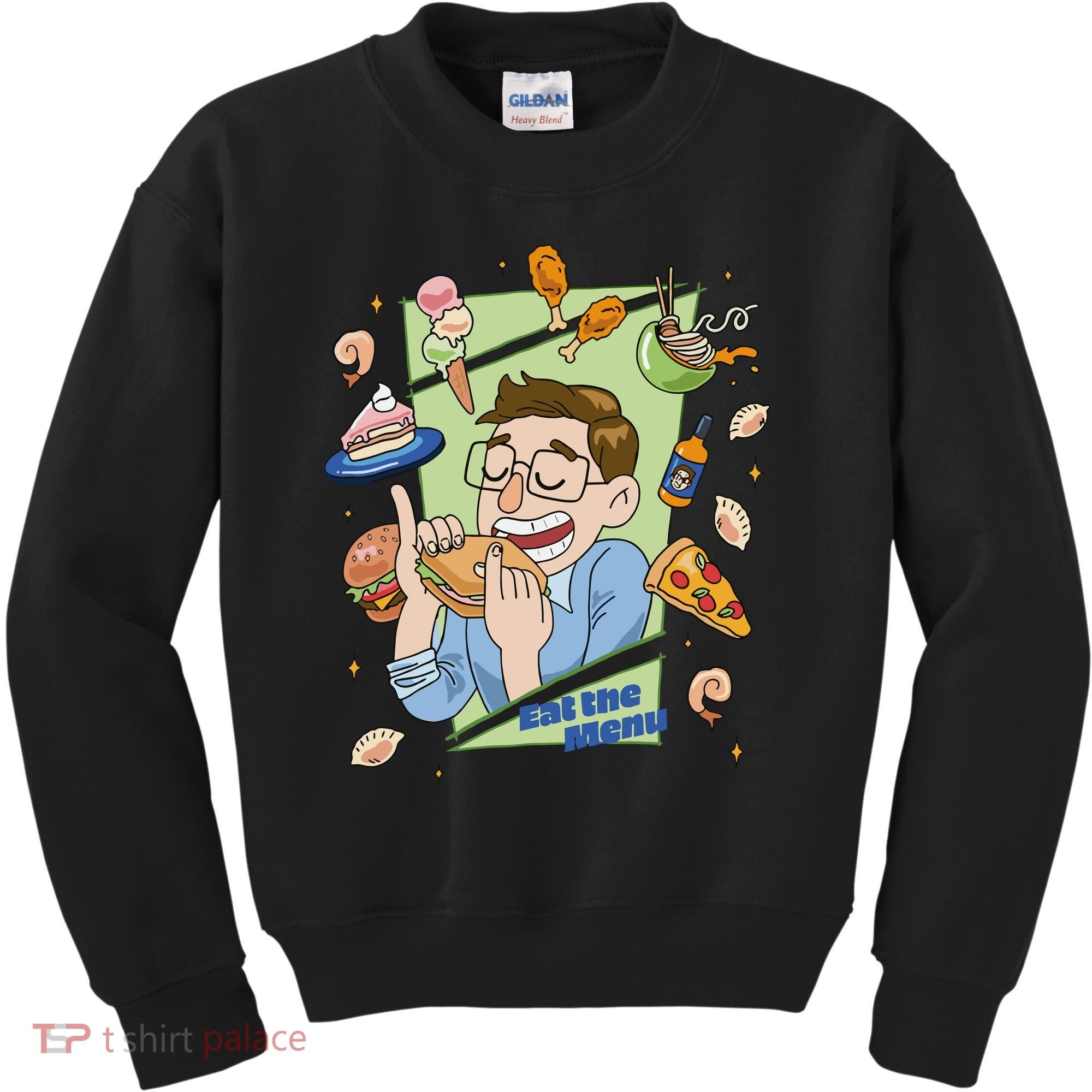 Eat The Menu KeithS Food Bounty Kids Sweatshirt