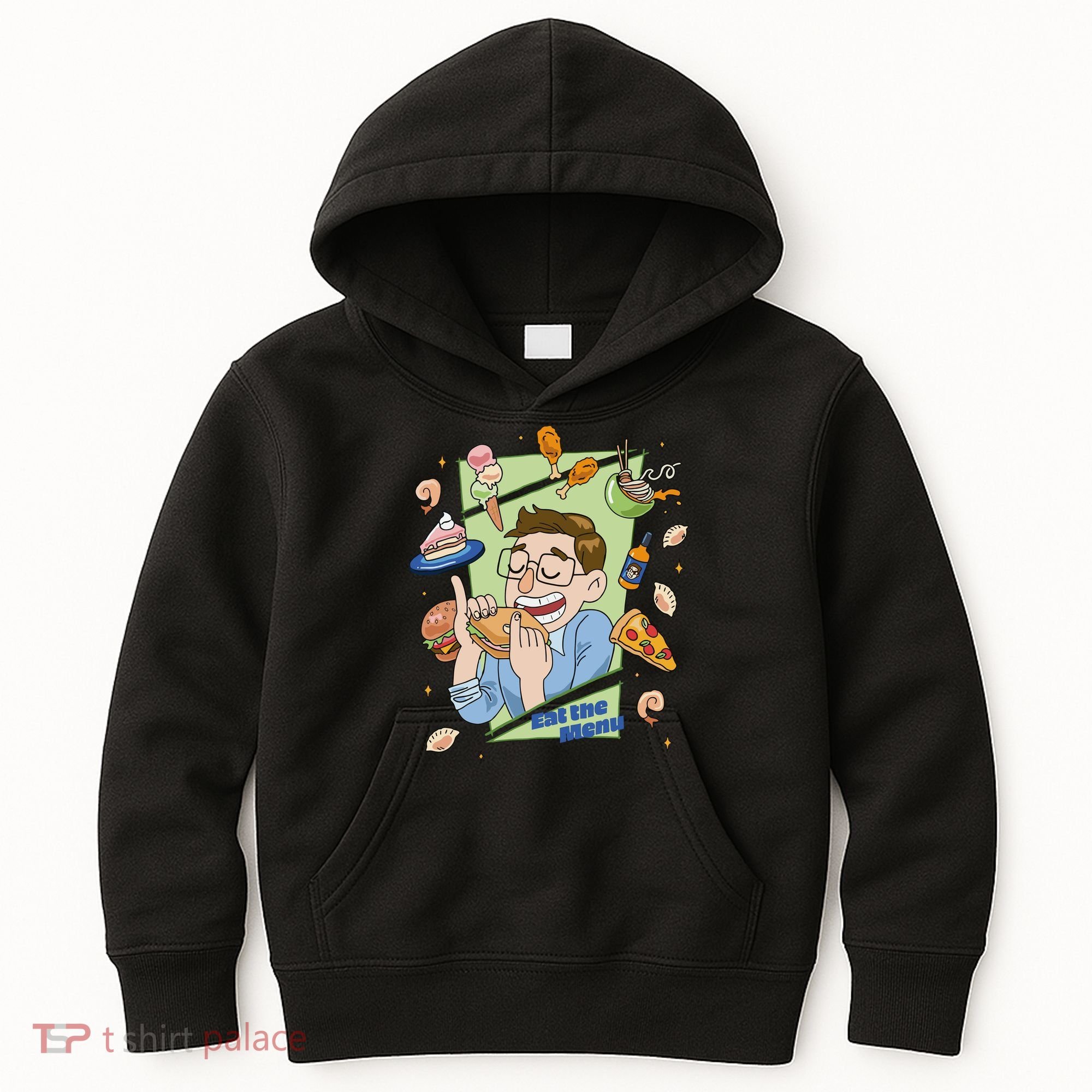 Eat The Menu KeithS Food Bounty Kids Hoodie