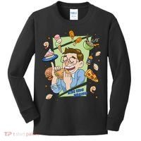 Eat The Menu KeithS Food Bounty Kids Long Sleeve Shirt thumb 0