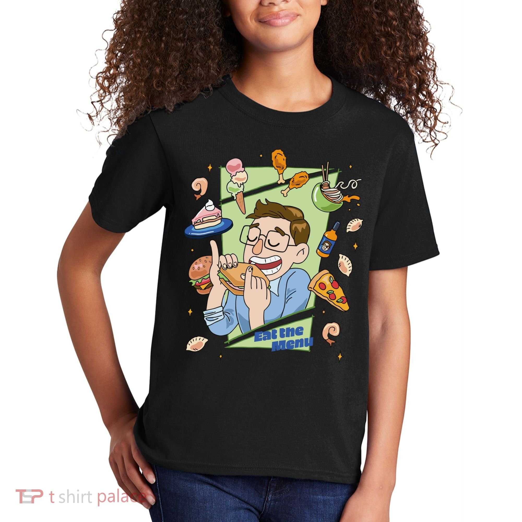 Eat The Menu KeithS Food Bounty Kids T-Shirt