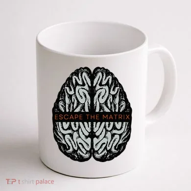 Escape The Matrix Coffee Mug back