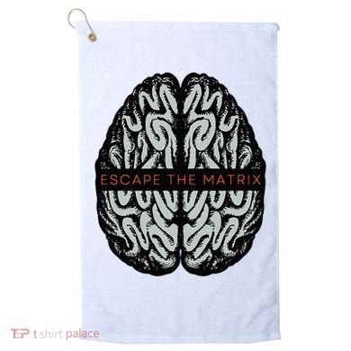Escape The Matrix Golf Towel