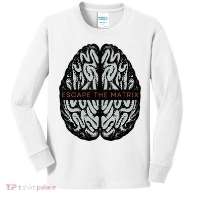 Escape The Matrix Kids Long Sleeve Shirt
