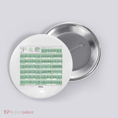 EKG Training Mug Button