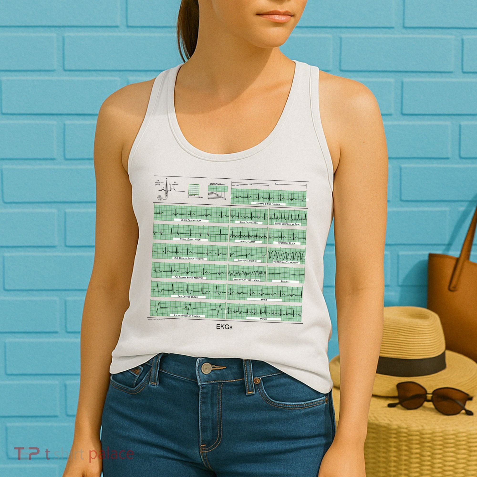 EKG Training Mug Women's Tank Top
