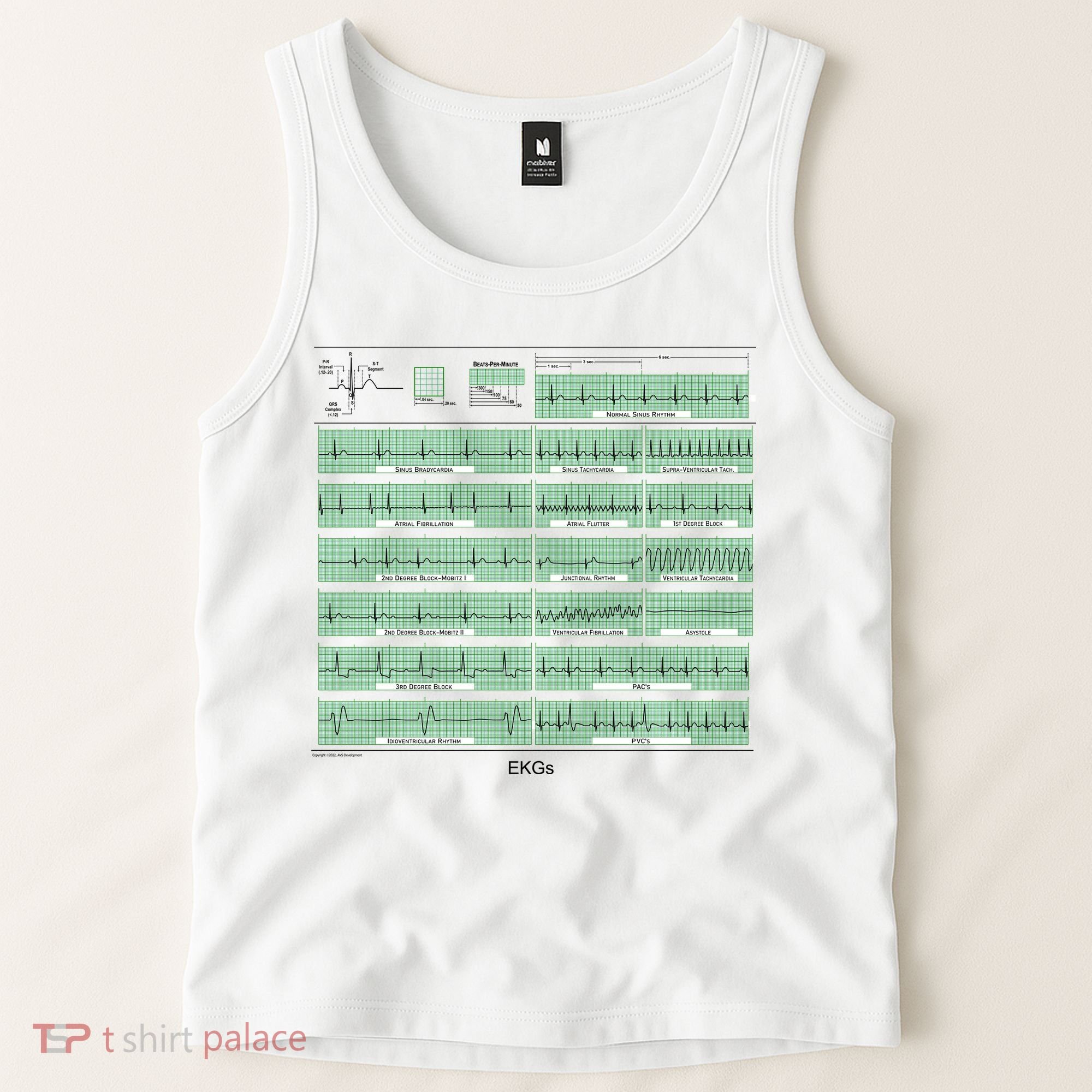 EKG Training Mug Tank Top