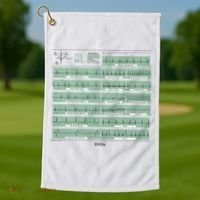 EKG Training Mug Golf Towel thumb 1