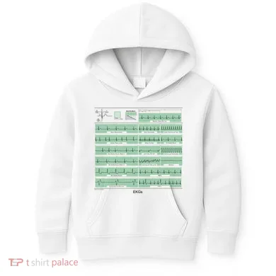 EKG Training Mug Kids Hoodie