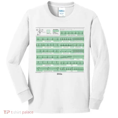 EKG Training Mug Kids Long Sleeve Shirt
