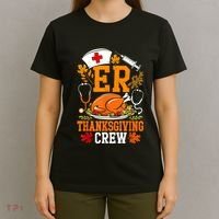Er Thanksgiving Nurse Crew Emergency Room Icu Er Nicu Funny T-Shirt thumb 4