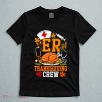 Er Thanksgiving Nurse Crew Emergency Room Icu Er Nicu Funny T-Shirt thumb 5