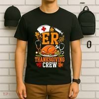 Er Thanksgiving Nurse Crew Emergency Room Icu Er Nicu Funny T-Shirt thumb 6
