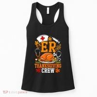 Er Thanksgiving Nurse Crew Emergency Room Icu Er Nicu Funny Women's Tank Top thumb 0