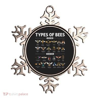 Educational Types Of Bees Chart For Bee Lovers Ornament