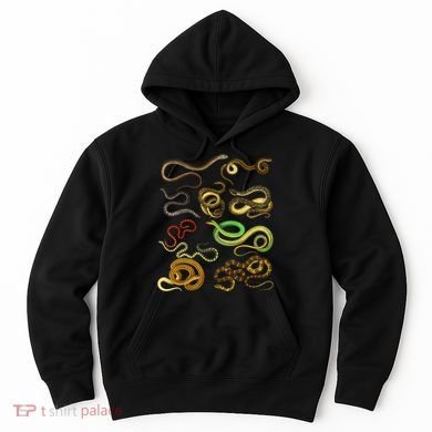 Educational Types Of Snake Gift Hoodie