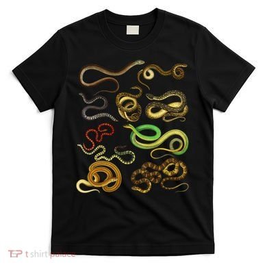 Educational Types Of Snake Gift T-Shirt
