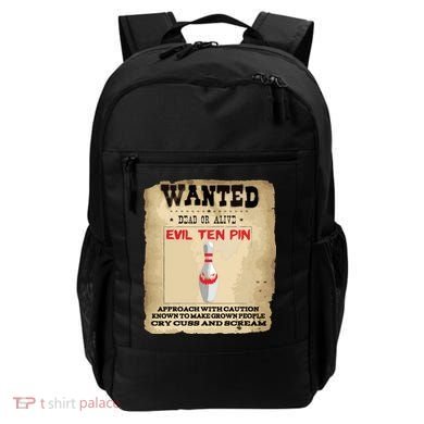 Evil Ten Pin 10 Funny Bowling Backpack
