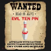 Evil Ten Pin 10 Funny Bowling Backpack thumb 2