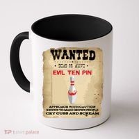 Evil Ten Pin 10 Funny Bowling Coffee Mug thumb 0