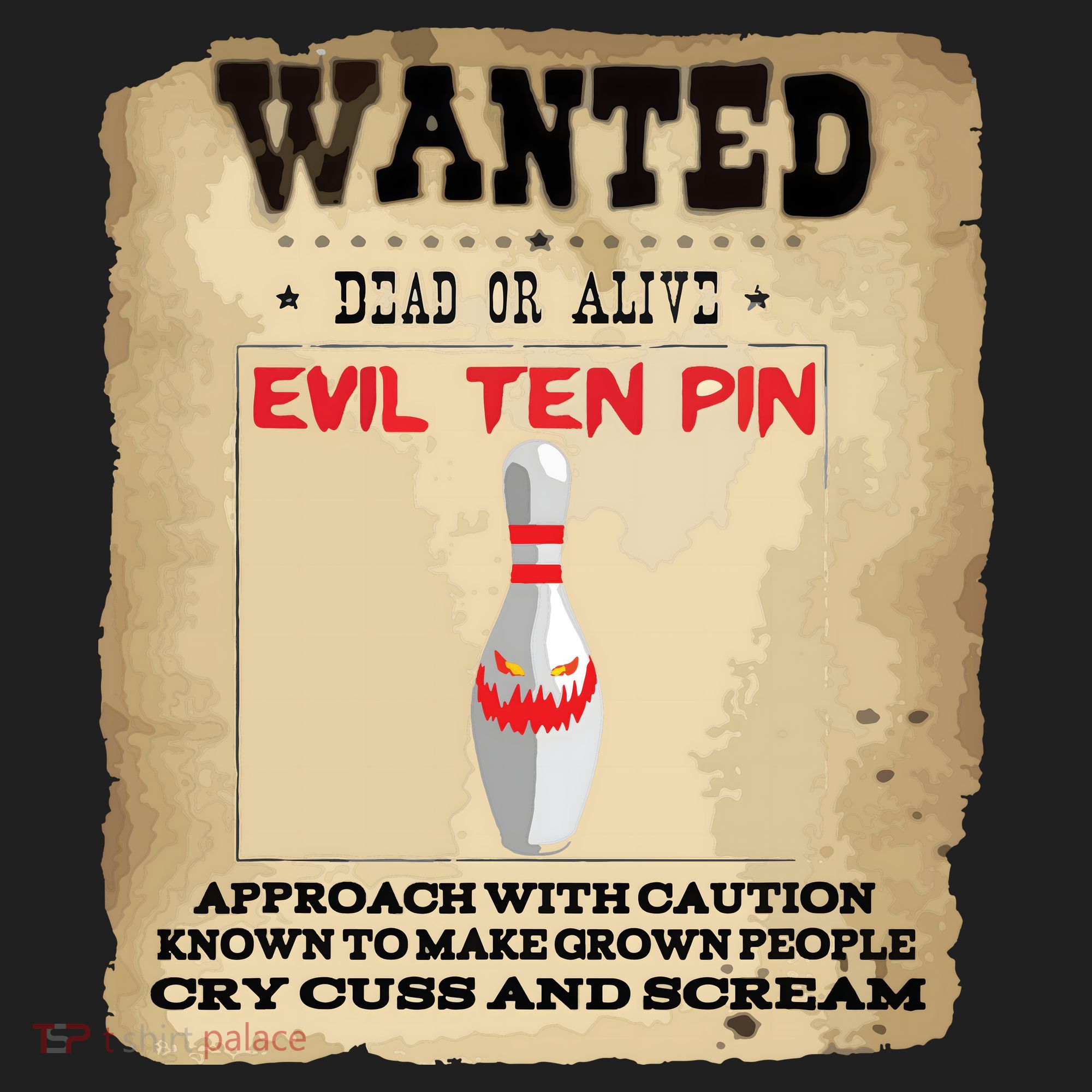Evil Ten Pin 10 Funny Bowling Tumbler