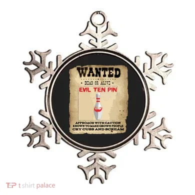 Evil Ten Pin 10 Funny Bowling Ornament