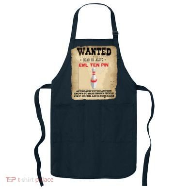 Evil Ten Pin 10 Funny Bowling Apron