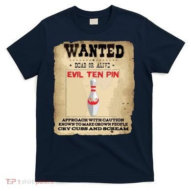 Evil Ten Pin 10 Funny Bowling T-Shirt