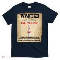 Evil Ten Pin 10 Funny Bowling T-Shirt thumb 0