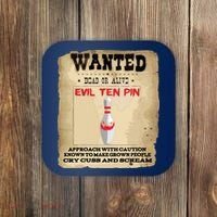 Evil Ten Pin 10 Funny Bowling Coaster thumb 0