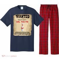Evil Ten Pin 10 Funny Bowling Pajama Set thumb 0
