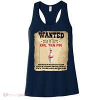 Evil Ten Pin 10 Funny Bowling Women's Tank Top thumb 0
