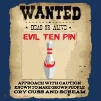 Evil Ten Pin 10 Funny Bowling Toddler Hoodie thumb 2
