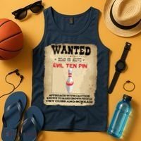Evil Ten Pin 10 Funny Bowling Tank Top thumb 4