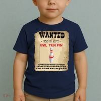 Evil Ten Pin 10 Funny Bowling Toddler T-Shirt thumb 2