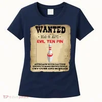 Evil Ten Pin 10 Funny Bowling Women's T-Shirt thumb 0