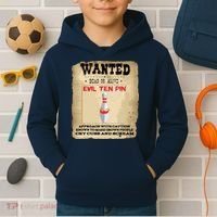 Evil Ten Pin 10 Funny Bowling Kids Hoodie thumb 2