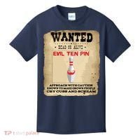 Evil Ten Pin 10 Funny Bowling Kids T-Shirt thumb 0