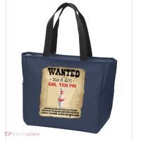 Evil Ten Pin 10 Funny Bowling Tote Bag thumb 3