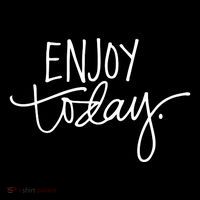 Enjoy Today Positive Women's Hoodie thumb 2