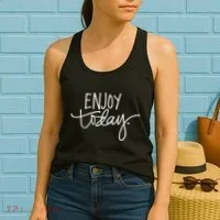 Enjoy Today Positive Women's Tank Top thumb 2