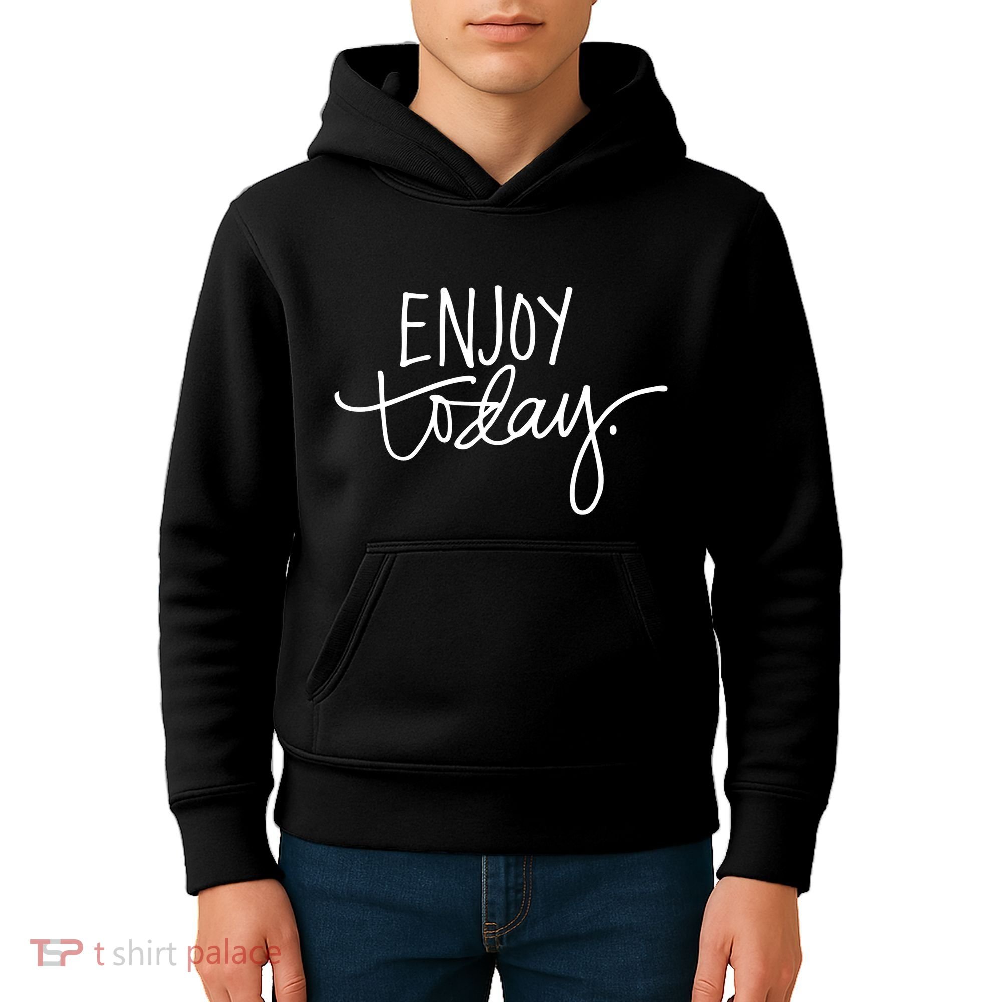 Enjoy Today Positive Kids Hoodie