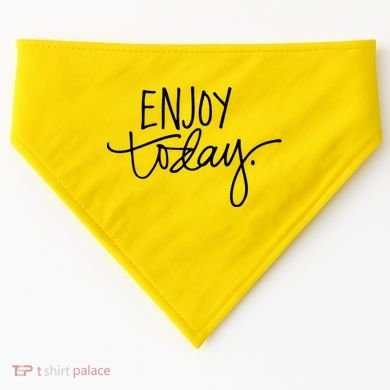 Enjoy Today Positive USA-Made Doggie Bandana