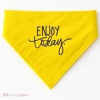 Enjoy Today Positive USA-Made Doggie Bandana thumb 0