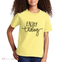Enjoy Today Positive Kids T-Shirt thumb 2