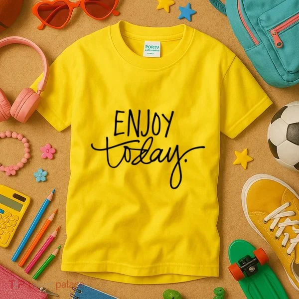 Enjoy Today Positive Kids T-Shirt