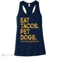 Eat Tacos Pet Dogs Tacos And Wigglebutts Women's Tank Top thumb 0