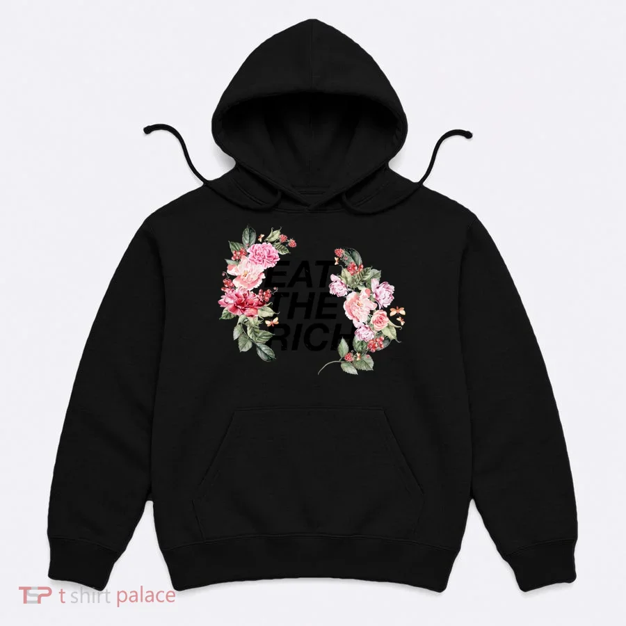Eat The Rich Floral Hoodie